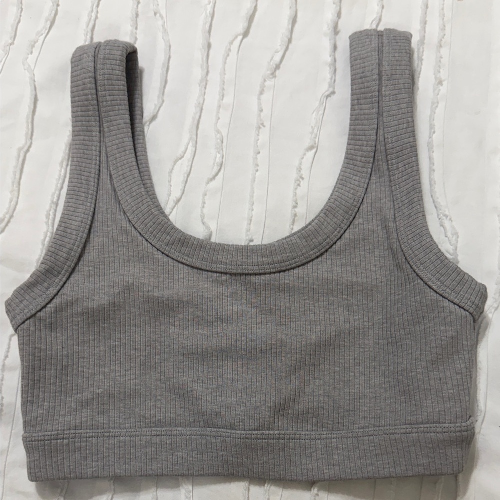 Alo gray sports bra